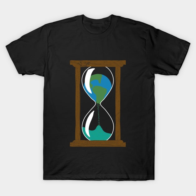 Earth in an Hourglass T-Shirt by Alissa Carin